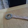 River Island Leather Belt with Decorative Buckle for Sale Image 2