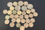 2 1 50p 20p Coins Bulk Lot UK x33 Pound Coins Great Britain British