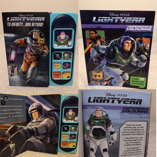 Disney Pixar Lightyear Sounds Book Hardback &  Hyperspace Colouring Book