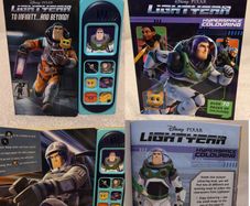 Disney Pixar Lightyear Sounds Book Hardback &  Hyperspace Colouring Book