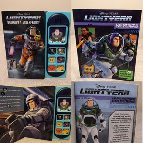 Disney Pixar Lightyear Sounds Book Hardback &  Hyperspace Colouring Book