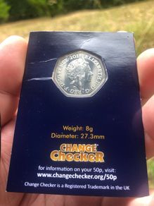 Scarce BUNC Royal Mint 2019 Kew Gardens 50p  ChangeChecker Blister Pack