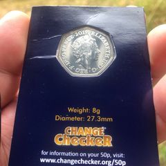 Scarce BUNC Royal Mint 2019 Kew Gardens 50p  ChangeChecker Blister Pack