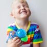 Upgraded Cheap Sensory Fidget Toy Set 34 Pack Fidget Toys Autism Stress Relief Toys Party Bag Fillers Fiddle Toys for Kids, Magic Rainbow Ball Puzzle Ball, Stretchy Strings, Spinning Skateboards (FREE POSTAGE) Image 2
