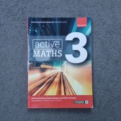 Leaving Cert Books - Active Maths 3, SPHE, Tout va Bien, Bien Dit, Fuinneamh Nua, It's your Wellbeing, Essential Guidance