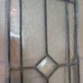 Antique Stunning Leaded Stained Glass Window Art  40,5" x 9" Image 3