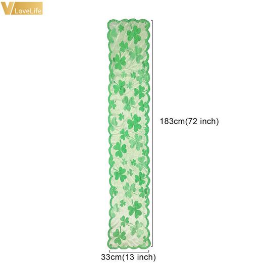 St. Patrick's Day 13 "x 72" lace tablecloth