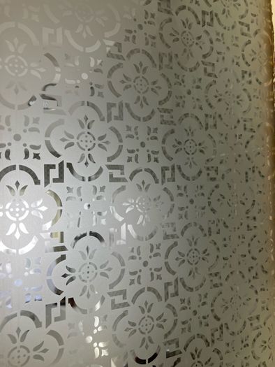 BN Vintage style etched glass for internal door
