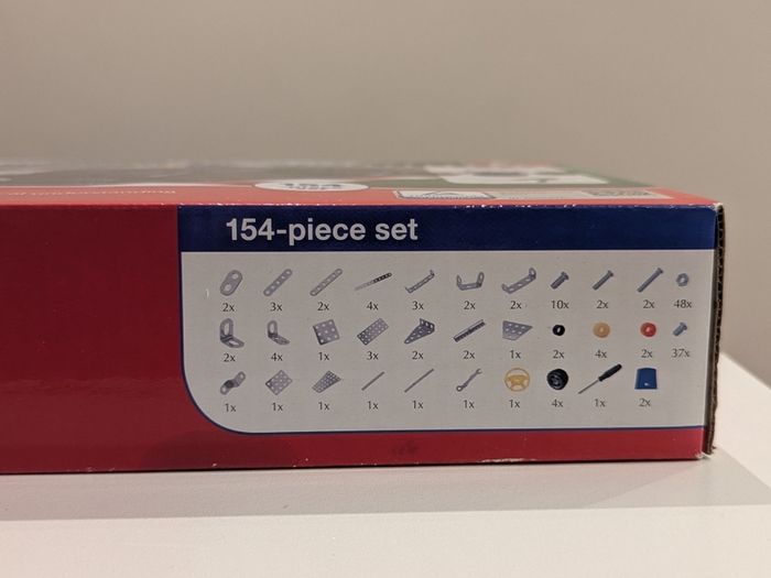 Metal Construction Kit (154 Pcs) STEM Toy