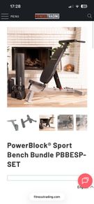 PowerBlock sports bench