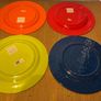 Large Melamine Dinner Plates (4) Image 2