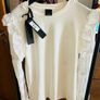 Pinko long sleeve white top Image 3