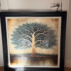 Teal oak tree picture 37by37