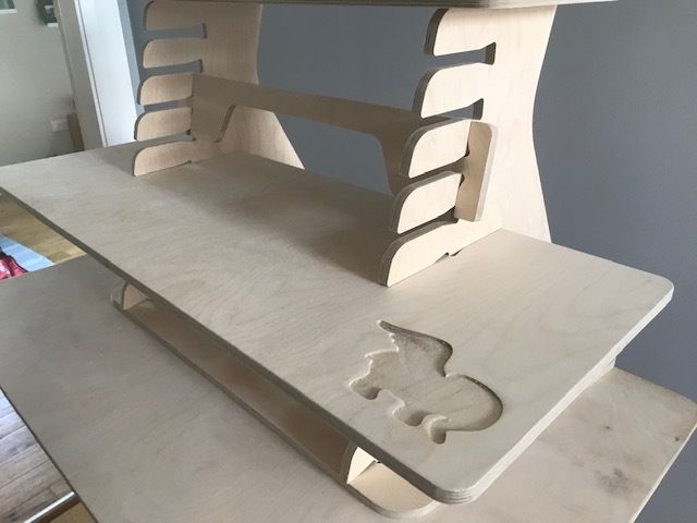 Flying Elephant Adjustable Stand Up Station