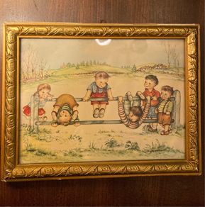 Vintage child's picture