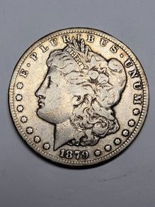 USA Morgan Dollar 1879 Carson City Silver Coin
