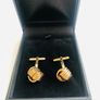 9ct Yellow Gold Knot Cufflinks Image 2