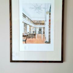 Large Original Print King's Inns Library By David Evans
