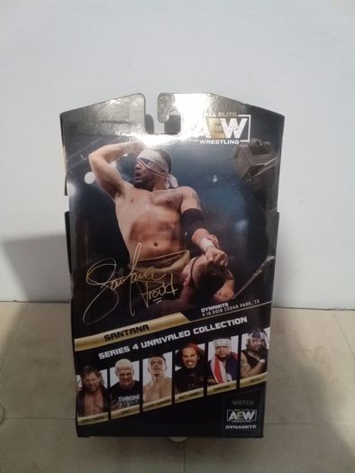 Aew wwe santana action figure wrestler