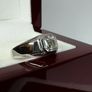 Silver Men's D'Joy Moissanite Ring Image 10
