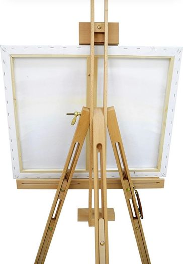 Wooden Easel/Tripod Artist Field Easel Portable - Beech Wood Studio Easel Foldable - Max Height up to 191cm - Drawing, Painting, Storefront (FREE POSTAGE)