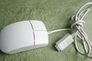 Vintage Commodore Mouse 2 Button Mouse - Ball Type - 9 pin serial port