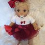 Reborns By Laura.  Introducing Christmas Sweetie Pie.  16inch Mini, Weighted Reborn Doll. Free Gift. Welcome To View Image 2