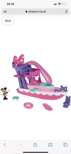 minnie mouse polka dot yacht