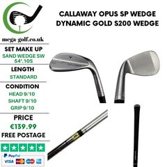 Callaway Opus SP Wedge Sw 54 Degree.10S / Dynamic Gold S200 Wedge