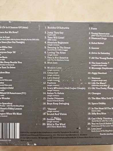 Bowie 3CD Boxset  - Nothing Has Changed: The Very Best Of