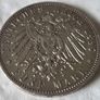 5 Mark Albert 1895E Saxony Rare Image 3