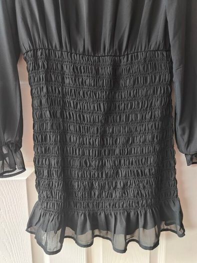 Black long sleeve dress, size 12