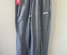 Slazenger Charcoal marl jersey tracksuit bottoms 9-10 Brand new with tags