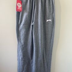 Slazenger Charcoal marl jersey tracksuit bottoms 9-10 Brand new with tags