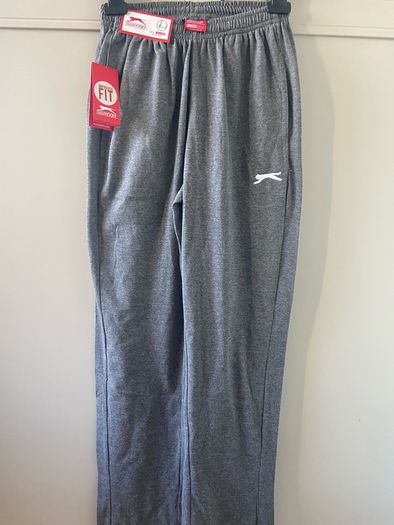 Slazenger Charcoal marl jersey tracksuit bottoms 9-10 Brand new with tags