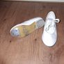 Tie front dance shoes(tap shoes), leather, size 11 Jr. Image 2
