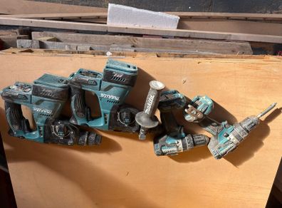 4 Makita 18v brushless Parts/Repair dhr242 x2 dhp484