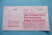 1972 Four consecutive tickets from Mens' Sodality Raffle in aid of Jesuit Missions