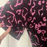 Brand new new look black and pink cotton shirt  dress with belt Image 3