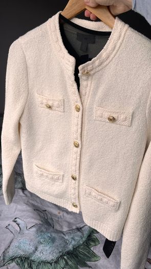 H&M knitted white Cardigan