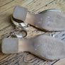 Gold color high heels sandals 40,5 size Image 3