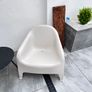 Outdoor Armchair White - Garden / Patio Chair Image 2