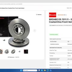 Brake Disc and Pads Audi A1