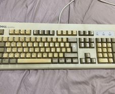 vintage keyboard Dell Quietkey