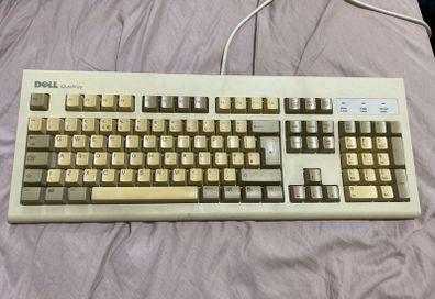 vintage keyboard Dell Quietkey