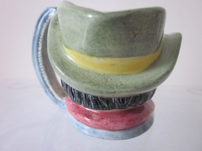 Vintage Kelsboro Ware Hand Painted  Miniture Toby  Character Jug Sam Weller Dickens Pickwick Series