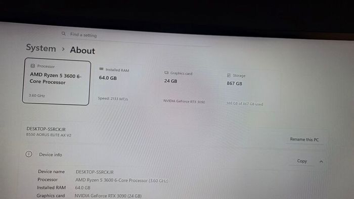 ryzen 5 /64 /3090 24GB