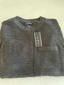 Haze & Finn men's jumper colour anthracite size medium - New