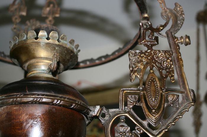 Antique Brass Chandelier