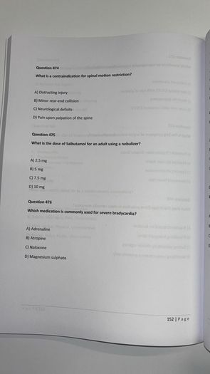 EMT/Paramedic MCQ book